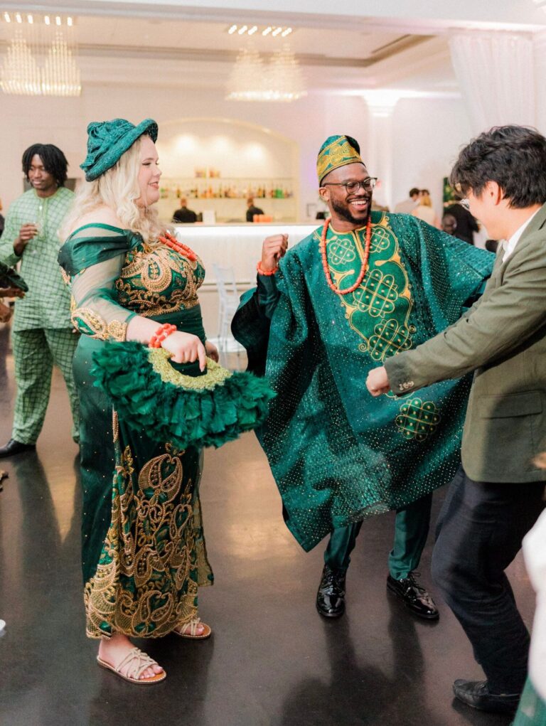 Guests dancing during a lively wedding reception celebration in the Lakeview Ballroom at Lakeview Pavilion in Foxborough, Massachusetts.