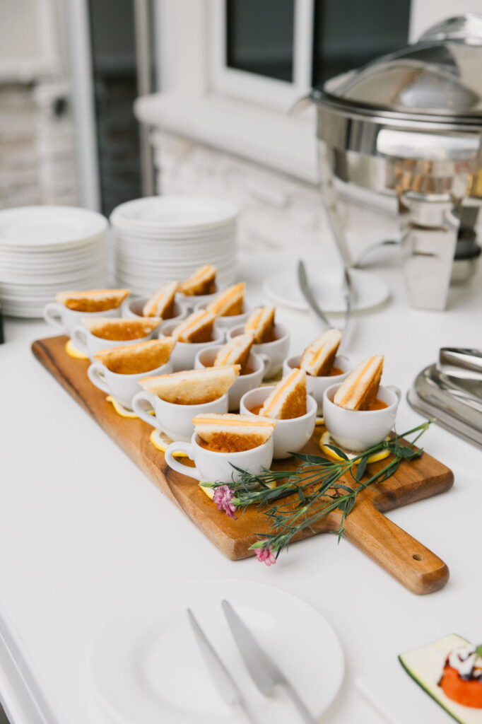 Grilled Cheese and Tomato Soup - Massachusetts Wedding Catering - Lakeview Pavilion